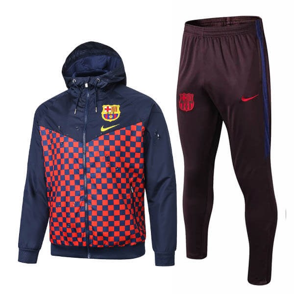 Rompevientos Barcelona Conjunto Completo 2019-20 Azul Rojo